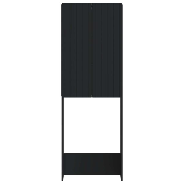 Тоалетна Шкаф ZWOLLE Черно 66 x 25,5 x 190 см