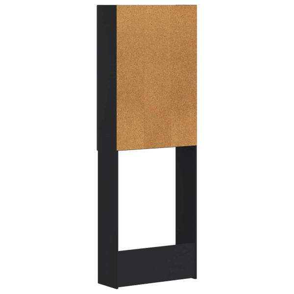 Тоалетна Шкаф ZWOLLE Черно 66 x 25,5 x 190 см
