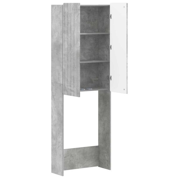 Тоалетна Шкаф ZWOLLE Бетонно сиво 66 x 25,5 x 190 см