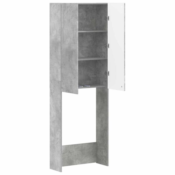 Тоалетна Шкаф ARNHEM Бетонно сиво 66 x 25,5 x 190 см