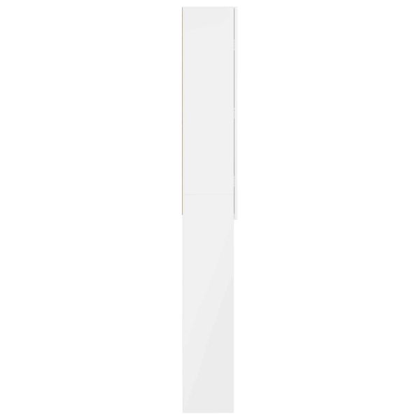 Тоалетна Шкаф ARNHEM Бял гланц 66 x 25,5 x 190 см