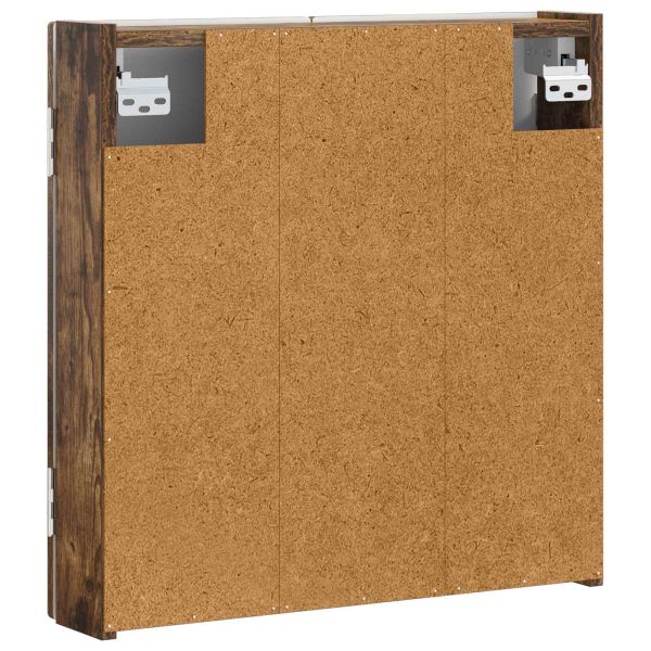 Кабинет за дартборд HAARLEM Опушен дъб 52,5 x 10,5 x 53,5 см