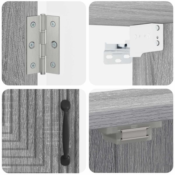 Кабинет за дартборд HAARLEM Сив Сонома 52,5 x 10,5 x 53,5 см