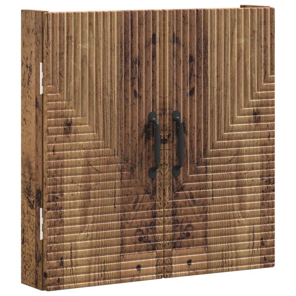 Кабинет за дартборд HAARLEM Старо дърво 52,5 x 10,5 x 53,5 см