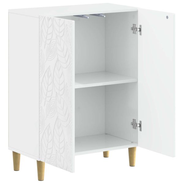 Шкаф за баня DELFT Бял гланц 59,5 x 31 x 80 см