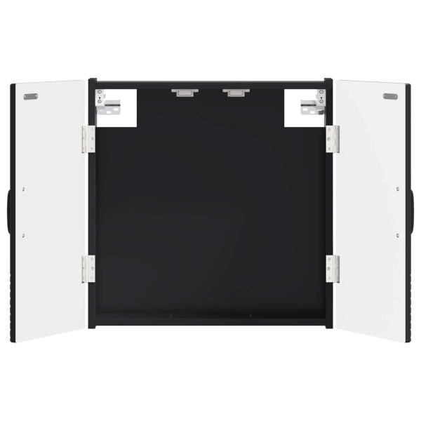Кабинет за дартборд HOORN Черно 52,5 x 10,5 x 53,5 см