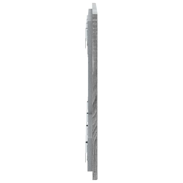 Табла за легло за стена HOORN Сив Сонома Инженерна дървесина