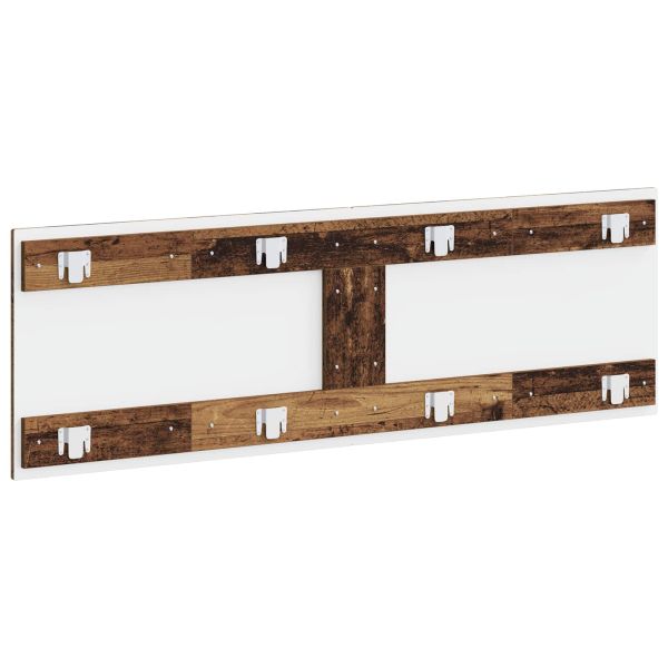 Табла за легло за стена HOORN Старо дърво Инженерна дървесина