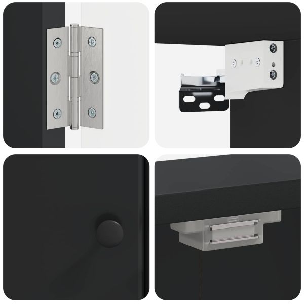 Кабинет за дартборд BREDA Черно 52,5 x 10,5 x 53,5 см