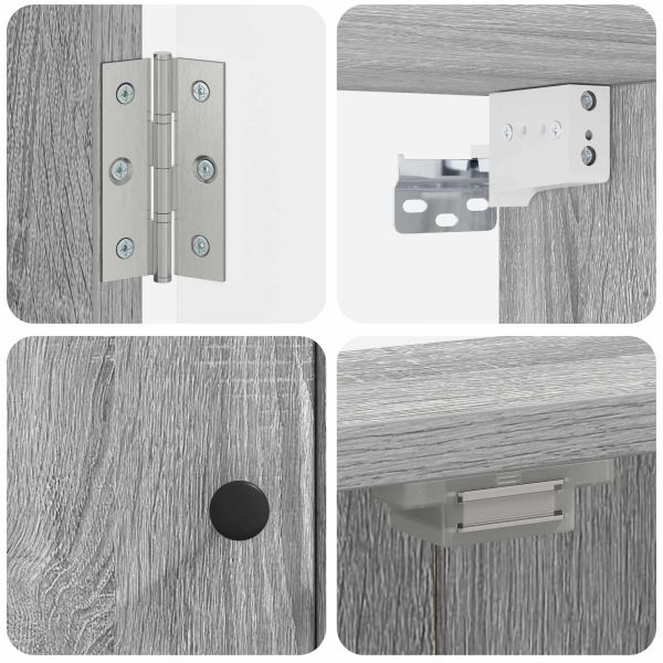 Кабинет за дартборд BREDA Сив Сонома 52,5 x 10,5 x 53,5 см