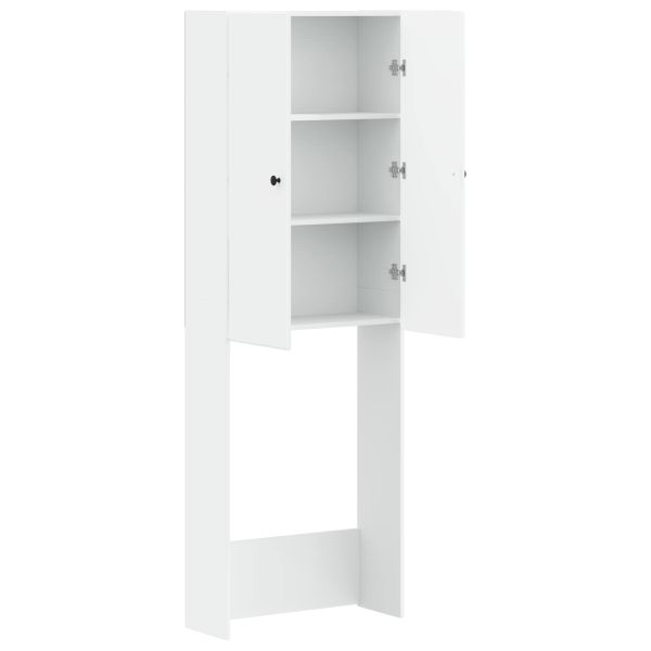 Тоалетна Шкаф BREDA Бяло 66 x 25,5 x 190 см Инженерна дървесина