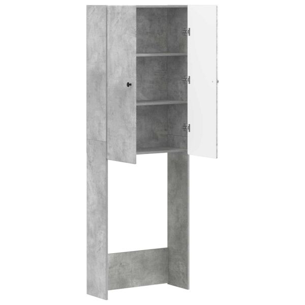 Тоалетна Шкаф BREDA Бетонно сиво 66 x 25,5 x 190 см