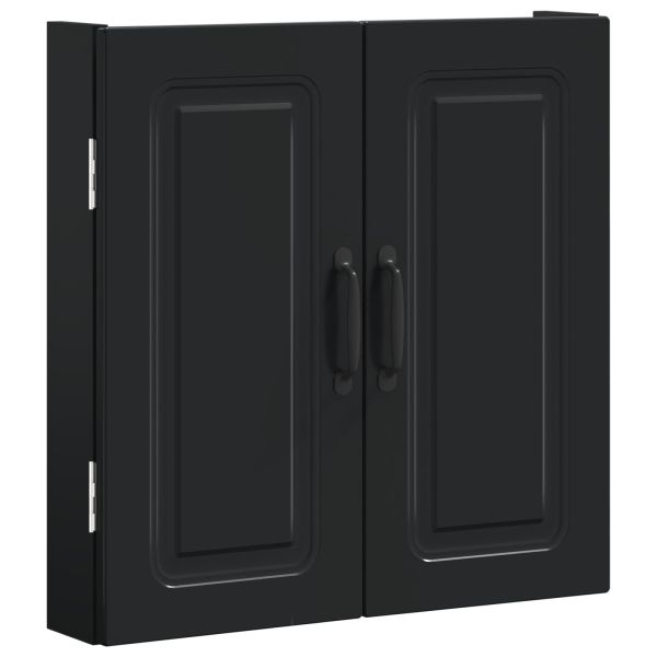 Кабинет за дартборд UTRECHT Черно 52,5 x 10,5 x 53,5 см