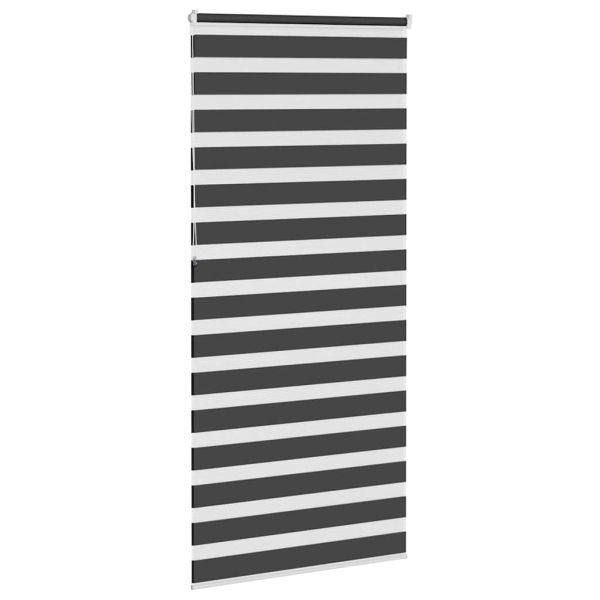 Зеброва щора черна 100x230 см ширина на плата 95,9 cm полиестер