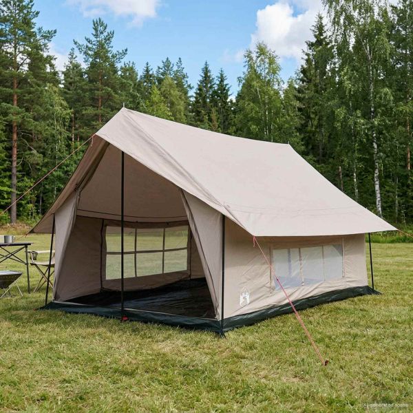 Кабинна палатка Кремаво 340 x 246 x 210 см Памук и полиестер