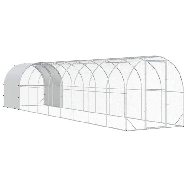 Кокошарник Сребристо 1000 x 200 x 200 см Поцинкована стомана