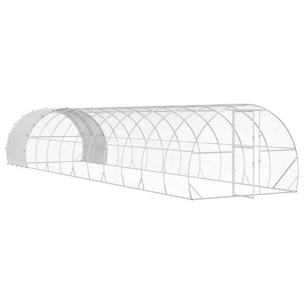 Кокошарник Сребристо 1200 x 300 x 200 cm Поцинкована стомана