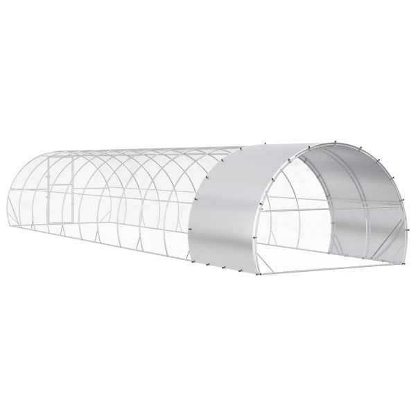 Кокошарник Сребристо 1200 x 300 x 200 cm Поцинкована стомана