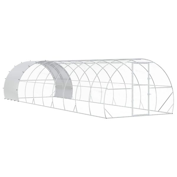 Кокошарник Сребристо 1000 x 300 x 200 см Поцинкована стомана