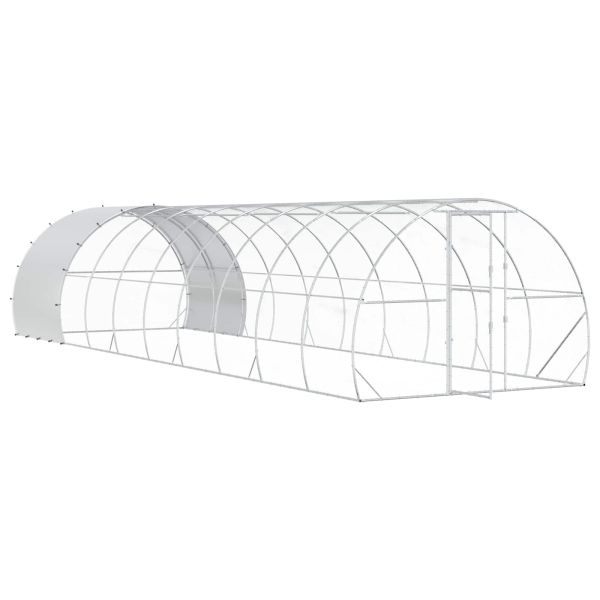 Кокошарник Сребристо 1000 x 300 x 200 см Поцинкована стомана