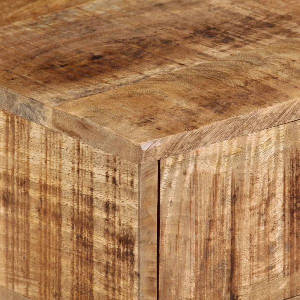Стенно нощно шкафче 40x30x13,5 см масивно мангово дърво