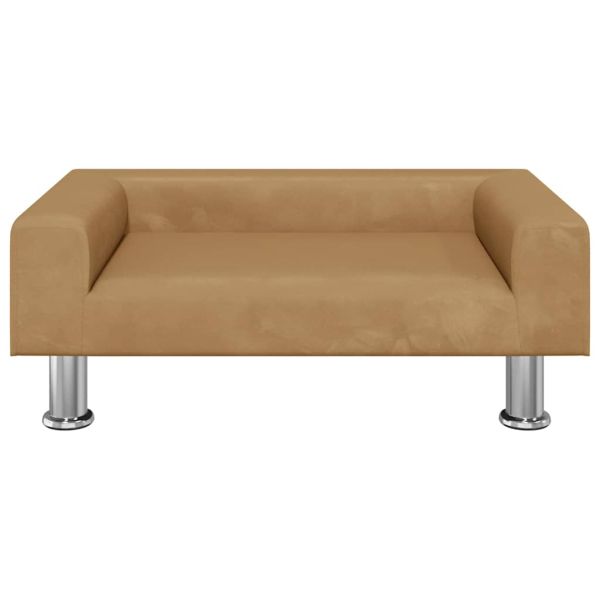 Кучешко легло синьо 70x45x26,5 см кадифе