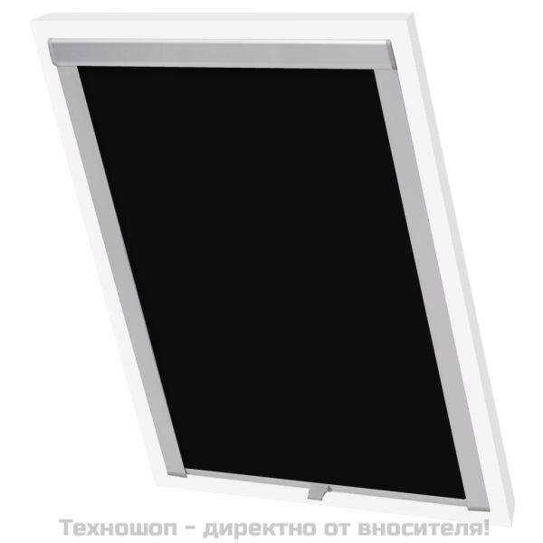 Затъмняваща ролетна щора, черна, 206