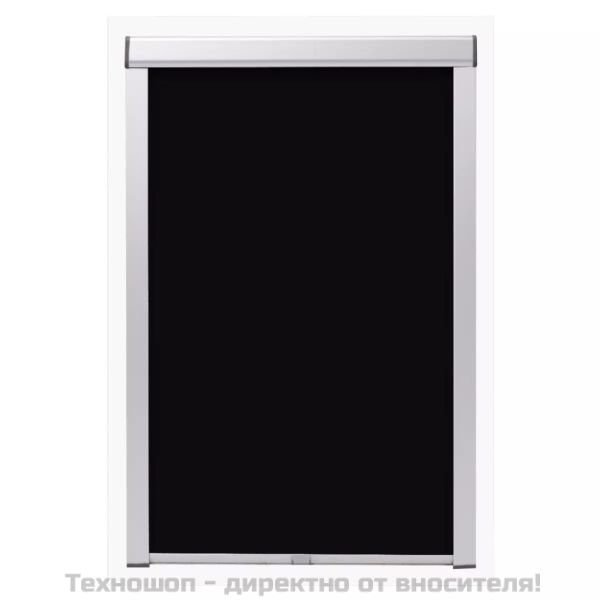 Затъмняваща ролетна щора, черна, 206