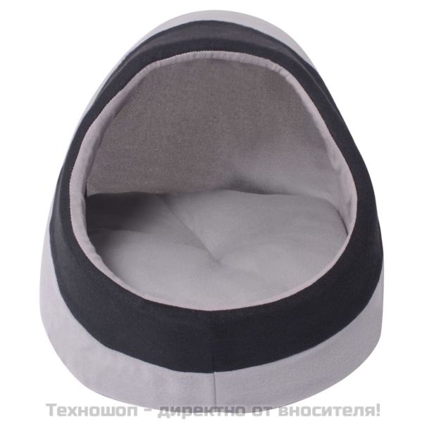 Къща за котка, сиво и черно, M