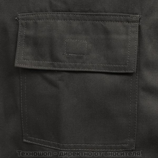 Мъжки цялостен работен гащеризон, размер XXL, сив