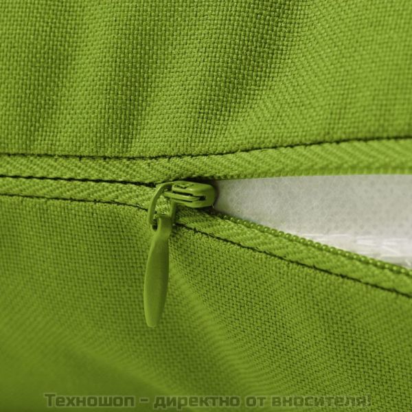 Градински възглавници, 4 бр, 60x40 см, ябълково зелени