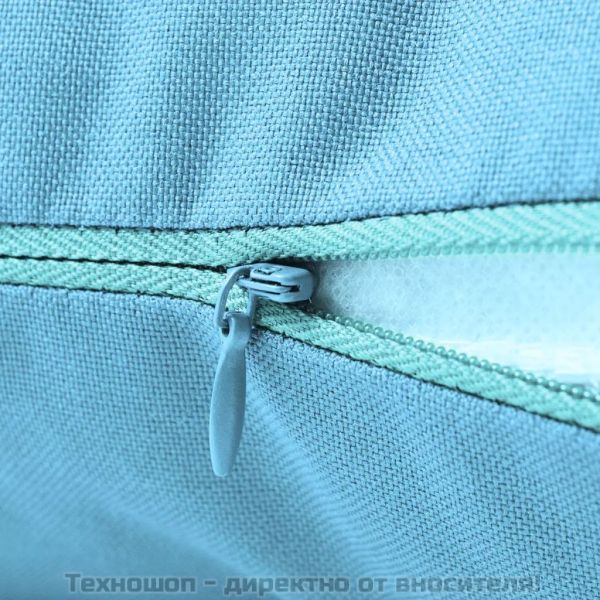 Градински възглавници, 4 бр, 60x40 см, светлосини