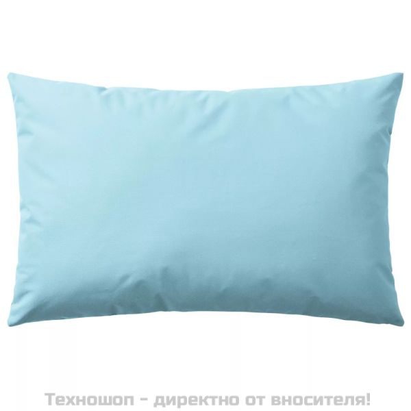 Градински възглавници, 4 бр, 60x40 см, светлосини