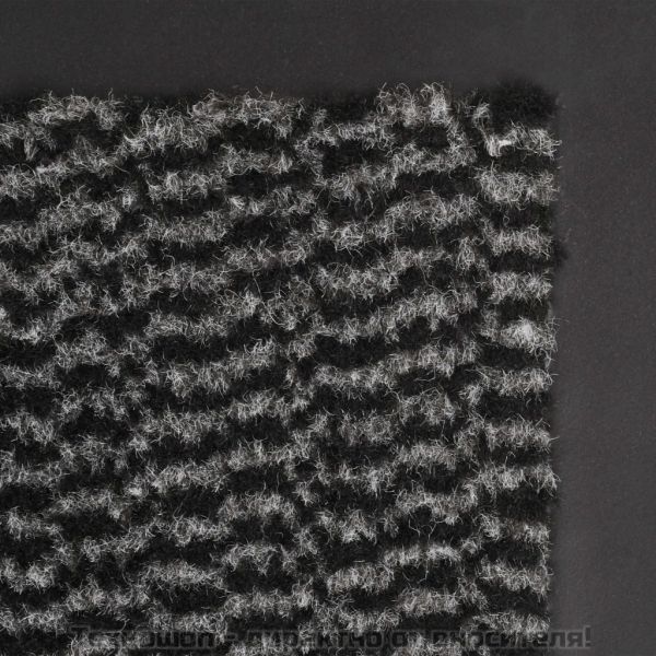 Правоъгълна изтривалка, усукани влакна, 40х60 см, антрацит