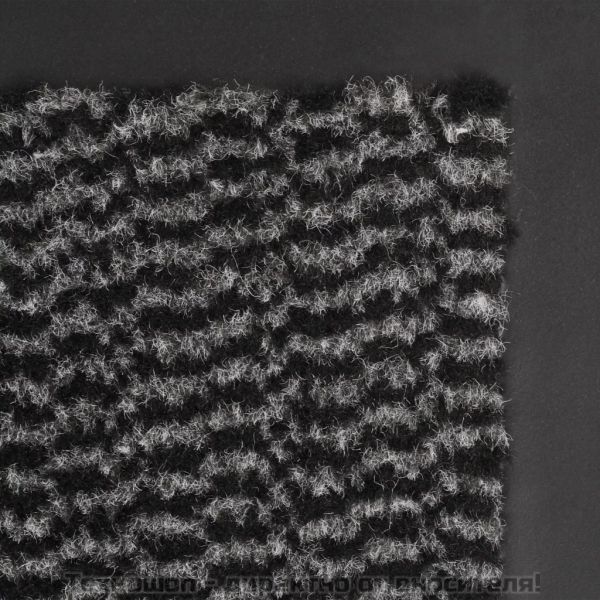 Правоъгълна изтривалка, усукани влакна, 120х180 см, антрацит