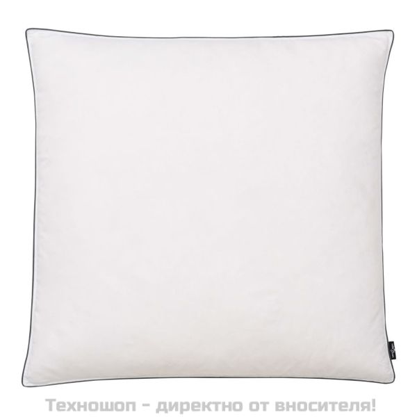 Възглавници, 2 бр, пълнеж от пух/пера, леки, 80x80 см, бели