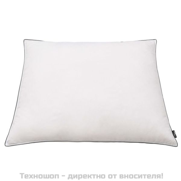 Възглавници, 2 бр, пълнеж от пух/пера, леки, 80x80 см, бели