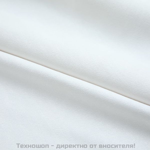 Затъмняващи завеси с куки, 2 бр, белезникави, 140x175 см