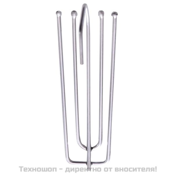 Затъмняваща завеса с куки, кадифе, черна, 290x245 см