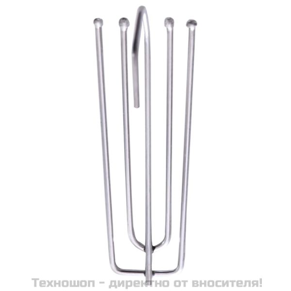 Затъмняваща завеса с куки, кадифе, тъмносиньо, 290x245 см