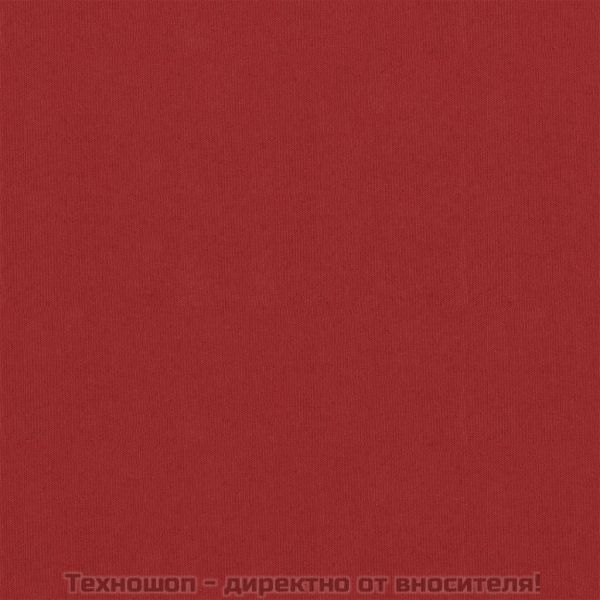 Балконски параван, червен, 90x500 см, оксфорд плат