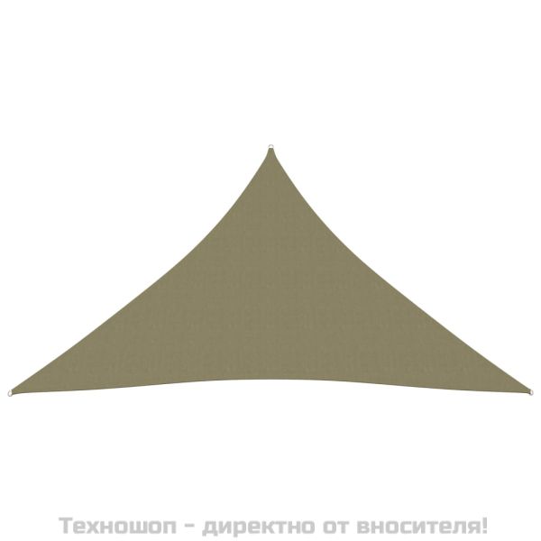Платно-сенник, Оксфорд плат, триъгълно, 3x4x4 м, бежово