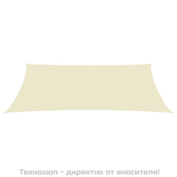 Платно-сенник, Оксфорд текстил, правоъгълно, 2x5 м, кремаво