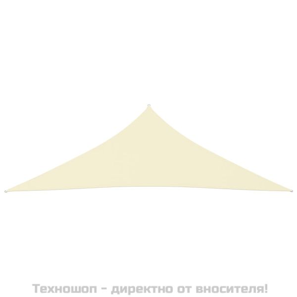 Платно-сенник, Оксфорд плат, триъгълно, 4x4x5,8 м, кремаво
