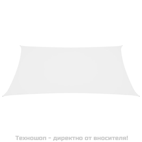Платно-сенник, Оксфорд текстил, правоъгълно, 3x4 м, бяло