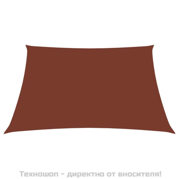 Платно-сенник, Оксфорд текстил, квадратно, 4x4 м, теракота