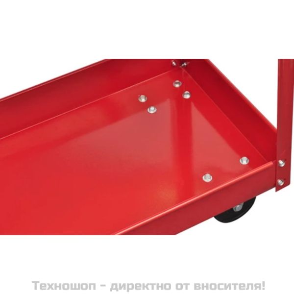 2 бр колички за инструменти за работилница 100 кг 2 рафта