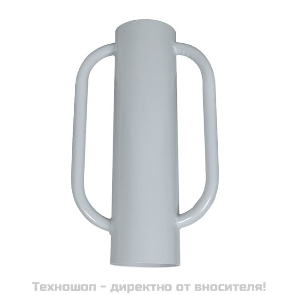 Уред за забиване на колове, с дръжки, стомана