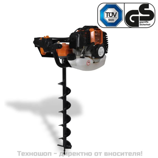 Моторен свредел за пробиване на земя, оранжев