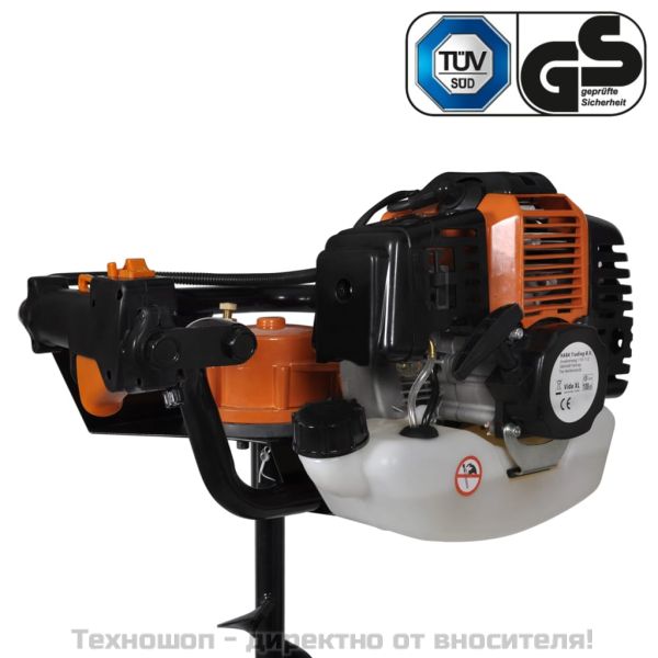 Моторен свредел за пробиване на земя, оранжев